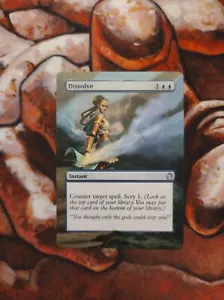 Magic the Gathering Dissolve #2 Hand Painted Unique Custom MTG Altered Art Alter - Picture 1 of 1