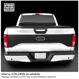 Ford F-150 2015-2017 Tailgate Trunk Rear Bed Blackout Stripe Decal XL XLT LARIAT - Picture 1 of 2