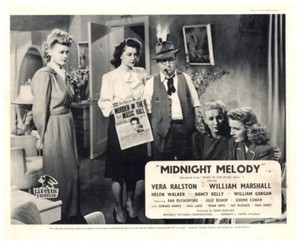 Midnight Melody Original Lobby Card Ann Rutherford Vera Ralston Helen Walker
