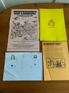 OZ Magazine 'Friends of OZ' press kit (partial) re 1971 trial, inc Hockney copy - Picture 1 of 2