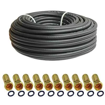 50m 135 HQ Outdoor DIGITAL Koaxialkabel Sat Koax Antennen Kabel TV innen außen