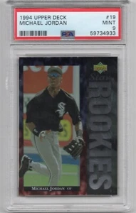 1994 Upper Deck Michael Jordan Card #19 Rookie Card PSA 9 MINT - Bild 1 von 2