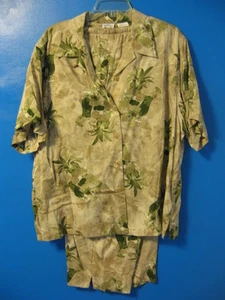 Traje de fin de semana 1X 2 piezas 2 piezas pantalones flores - Imagen 1 de 4