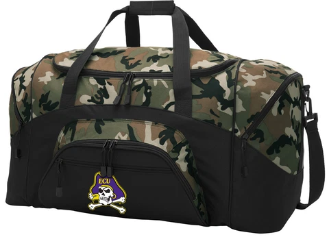 ECU Duffle Bag Suitcase LARGE East Carolina University Duffel Gift Idea Him Men Cover