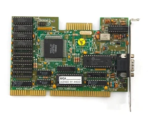 Vintage Card AHEAD V5000-50PC-B 512 Kb AVGA/DELUXE 5.0 REV H4 , ISA 16bit - Picture 1 of 3