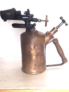 antike Lötlampe HÄHNEL EUREKA 3 vintage blow lamp, lampe a souder, blow torch - Bild 1 von 12