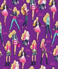 I Love Barbie  Pattern Digital Printed Cotton Fabric Cut By Yard