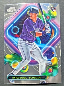 Michael Toglia 2023 Topps Cosmic Chrome Rookie Rc #18 👾 Colorado Rockies - Picture 1 of 3