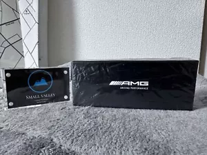 Mercedes-Benz Collection AMG Carbon Keychain Keyring Silver Red Black Genuine - Picture 1 of 7