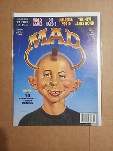 Vintage MAD MAGAZINE #340 Oct/Nov 1995 Die Hard 3 Melrose 90210 James Bond - Picture 1 of 1