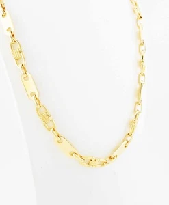 Plattenkette 585 Gold, 71 cm Länge - Bild 1 von 3