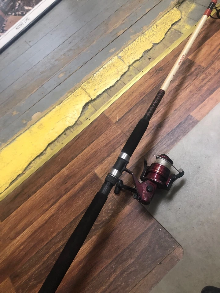 Narrow River Fishing Co. Long Caster Spinning Combo Rod MODEL NO CO-9010 10 FT  - Image 1 of 4