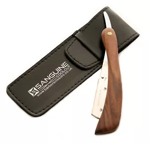 Wooden Handle Razors Straight Cut Shaving Razors Stylish Mens Shaving Razors - Picture 1 of 1