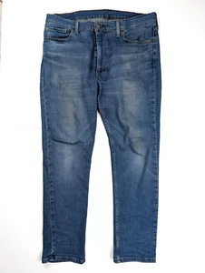Pantalones de mezclilla ajustados Levi's 511 azul lavado a la piedra cónicos para hombre talla 38x30 - Imagen 1 de 7