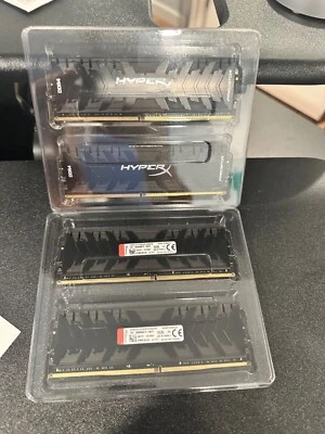 4x16Gb DDR4   HyperX Predator Black 2x 32GB kit 3200MHz DDR4 CL16 DIMM XMP Deskt - Image 1 of 4