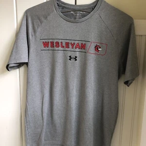 Wesleyan Underarmour Women's Tech Tee, Medium, Short Sleeve - Picture 1 of 4