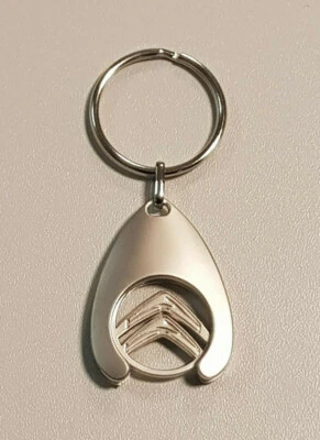 Citroen Schlüsselanhänger mit Einkaufswagenchip Schlüssel Anhänger Citroën
