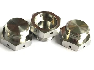 TITANIUM EXHAUST LAMBDA BOSS O2 SENSOR PLUG M18 x 1.5 GRADE 5 Ti-6Al-4V - Picture 1 of 14