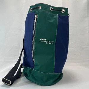 Canon Image Class C2100 Canvas Duffle Bag - 19 inch H - Green/Blue. - Picture 1 of 11