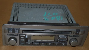 Honda Civic 2001-05 OEM Radio Disco Reproductor de CD Am Fm Cabezal Receptor Cara Plateada - Imagen 1 de 4