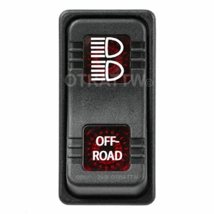 OTRATTW Carling Tech Contura X Rocker Switch, Polaris, OFF-ROAD, RED LENS - Bild 1 von 4