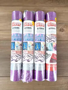 Siser color: Lavender lot of 4 Glitter HTV heat transfer vinyl rolls NEW - Picture 1 of 5