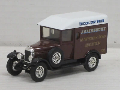 Morris Light Van "Sainsbury" in braun/weiß ohne Box Matchbox Y-19 1:43 - Bild 1 von 4