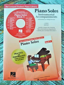 New! Hal Leonard INSTRUMENTAL ACCOMPANIMENTS CD Piano Solos BOOK 5 HL00296071 - Picture 1 of 2