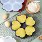 5 Grid Jelly Pastry Heart Shaped Easy Clean Ice Tray Baby Food Silicone Mold