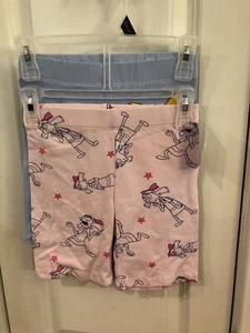 NWT Girls Nickelodeon Hey Arnold! Pink & Blue 2-Pack Bike Shorts Set SKU WR - Picture 1 of 4