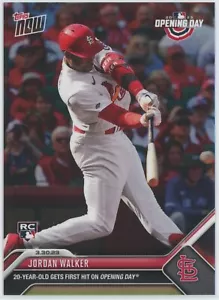 Jordan Walker 2023 Topps Now MLB Rookie RC Karte # 7 - Bild 1 von 3