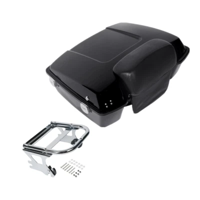 Soporte de montaje de respaldo de maletero picado apto para Harley Touring Road Glide 1997-2008 EE. UU. Foto 1 de 4