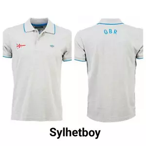 Adidas Original Herren Medgrehea GBR Golf Poloshirt, Grau (X34718) - Bild 1 von 4