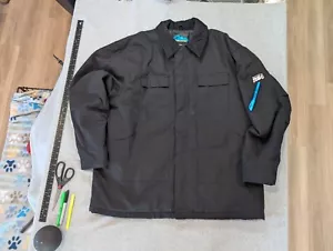 Tri-Mountain Arbeitsjacke Herren XL schwarz Canvas 100% Baumwolle Full Zip Kragen - Bild 1 von 17