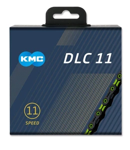 Cadena verde KMC DLC 11 velocidades 118L - Imagen 1 de 4