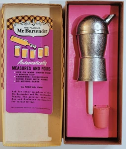 VINTAGE Mr.Barfender AUTOMATIC One (1) Shot CHROM Ausgießer Style #1A101 - Bild 1 von 6