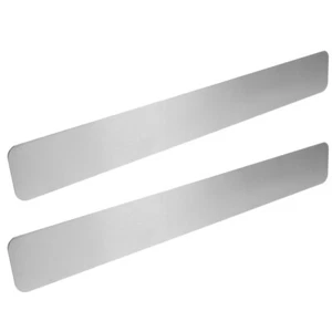 2 Pcs Photo Wall Message Board Bulletin Strips Long Phone Blackboard Metal - Picture 1 of 12