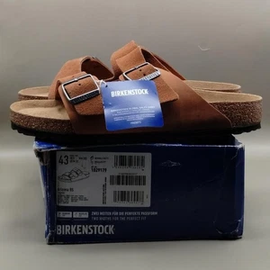 Cognac Arizona Birkenstock Sandalen gemischt Leder Größe 43 normale Passform - Bild 1 von 8