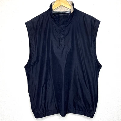 Vintage Sunice Golf Vest Style 4665U Men’s Small Navy Blue 1/4 Snap Closure - Image 1 of 4