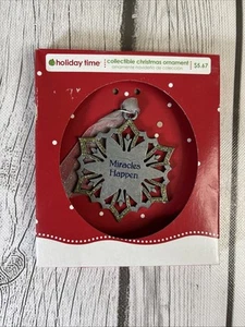 * Gloria Duchin Schneeflocke 2010 Wunder geschehen Zinnschmuck. Holiday Time Neu. - Bild 1 von 4