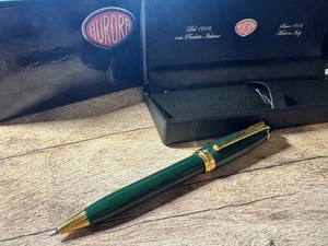 AURORA IPSILON Kugelschreiber, SATIN GRÜN | Kaum benutzt, NM, Italien, kein Füller - Bild 1 von 10