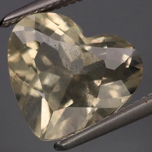 3.24Ct.Ravishing Color! Natural Yellow Andesine (Feldspar) Africa HEART Lovely! - Picture 1 of 4