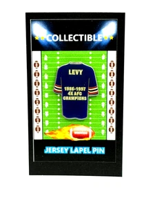 Buffalo Bills Marv Levy jersey lapel pin-Classic LEGEND Collectible-2001 HOF - Picture 1 of 1