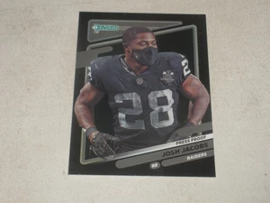 2021 Donruss Photo Variation SP Silver Press Proof #85 Josh Jacobs 010/100 - Picture 1 of 2