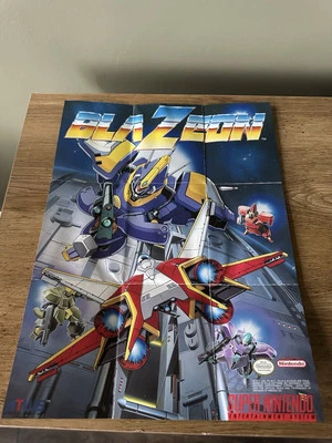 BLAZEON Super Nintendo SNES Video Game Poster 1992 - Image 1 of 2
