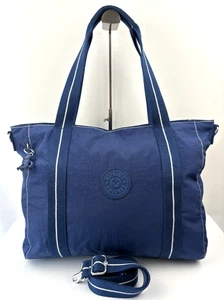 Kipling 'Asseni' Large Tote/Shopper - Blue - Excellent Condition - Picture 1 of 7