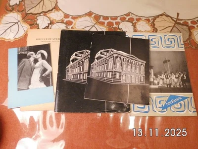 5 Theater Programmhefte/ Broschüren 1950-1960 Kreistheater Döbeln Sachsen - Bild 1 von 4