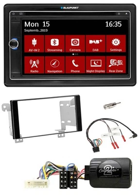 Blaupunkt 2DIN USB DAB Lenkrad Bluetooth TMC Navigation für Subaru ForesterSJ Im - Bild 1 von 4