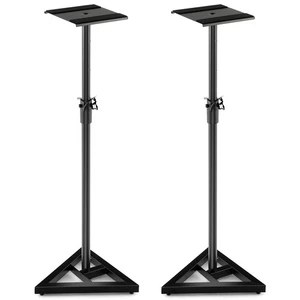 Studio Monitor Stands (Pair) Speaker Stands for Home Studio Wedding Adjustable - Picture 1 of 10