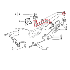 TUBO FLESSIBILE SERBATOIO OLIO PER POMPA SERVOSTERZO FIAT UNO ORIGINALE 7692203 - Imagen 1 de 1